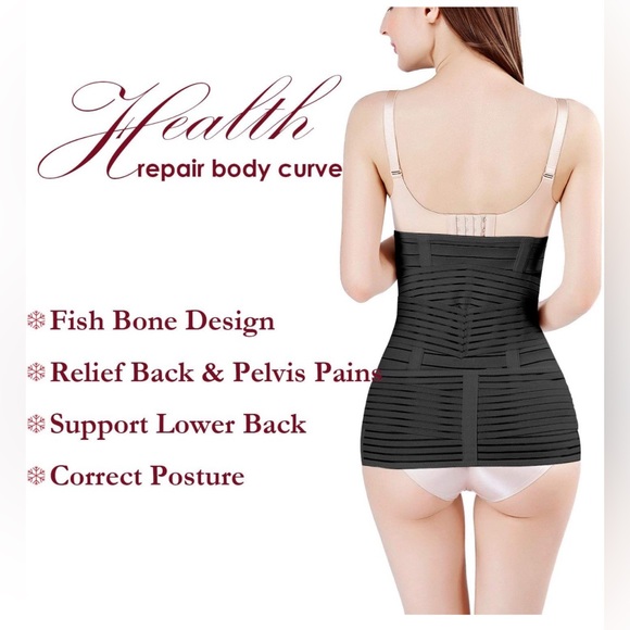 ChongErfei 2 in 1 Postpartum Support Recovery Belly Wrap Waist Body Shaper - Picture 5 of 12